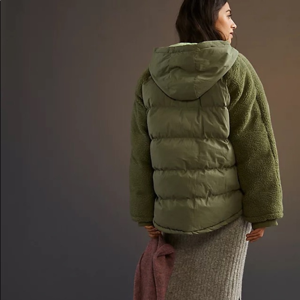 NWT Anthropologie Pilcro puffer swing jacket (XS) - Picture 4 of 10